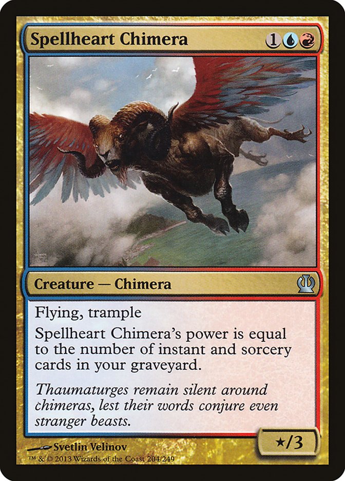 Spellheart Chimera [Theros] Magic: The Gathering