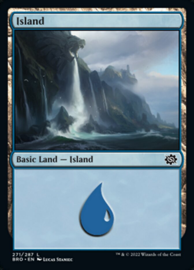Island (271) [The Brothers' War] Magic: The Gathering