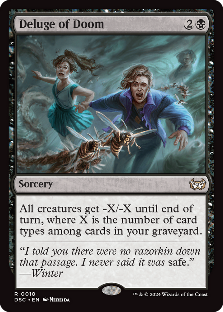 Deluge of Doom [Duskmourn: House of Horror Commander] Magic: The Gathering