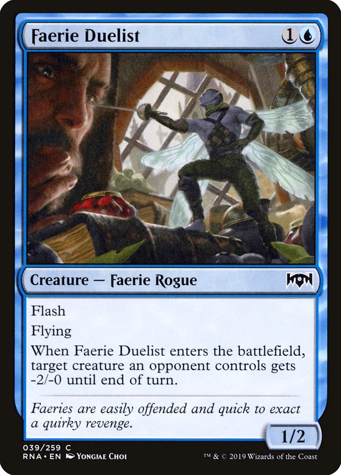 Faerie Duelist [Ravnica Allegiance] Magic: The Gathering