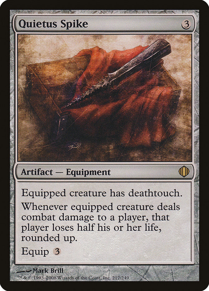 Quietus Spike [Shards of Alara] Magic: The Gathering