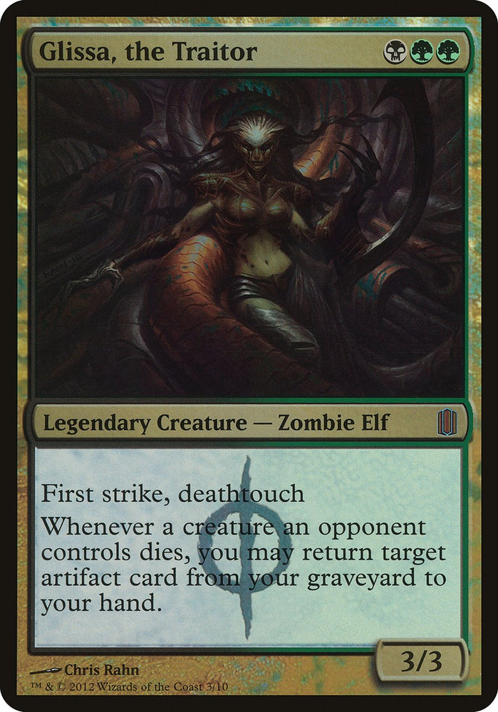 Glissa, the Traitor (Oversized) [Commander's Arsenal Oversized] Magic: The Gathering