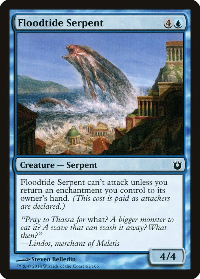Floodtide Serpent [Born of the Gods] Magic: The Gathering