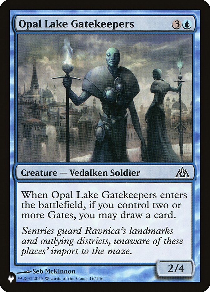 Opal Lake Gatekeepers [The List] Magic: The Gathering
