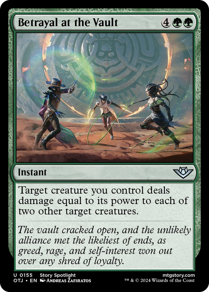 Betrayal at the Vault [Outlaws of Thunder Junction] Magic: The Gathering