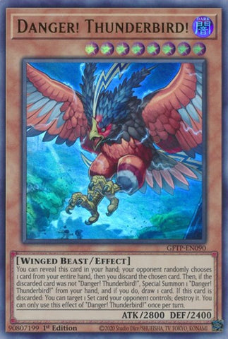 Danger! Thunderbird! [GFTP-EN090] Ultra Rare - Yugioh Cards For Your TCG Needs!