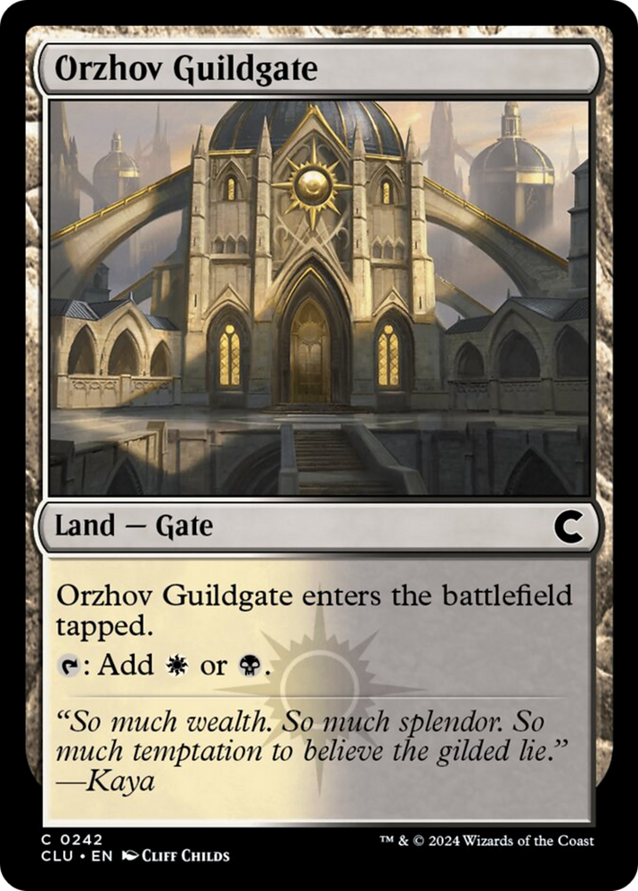 Orzhov Guildgate [Ravnica: Clue Edition] Magic: The Gathering