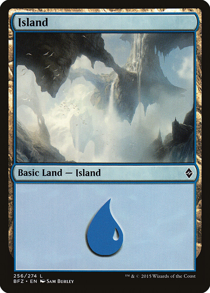 Island (256) [Battle for Zendikar] Magic: The Gathering