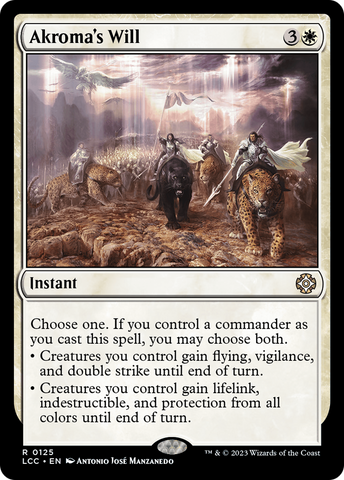 Akroma's Will [The Lost Caverns of Ixalan Commander] Magic: The Gathering