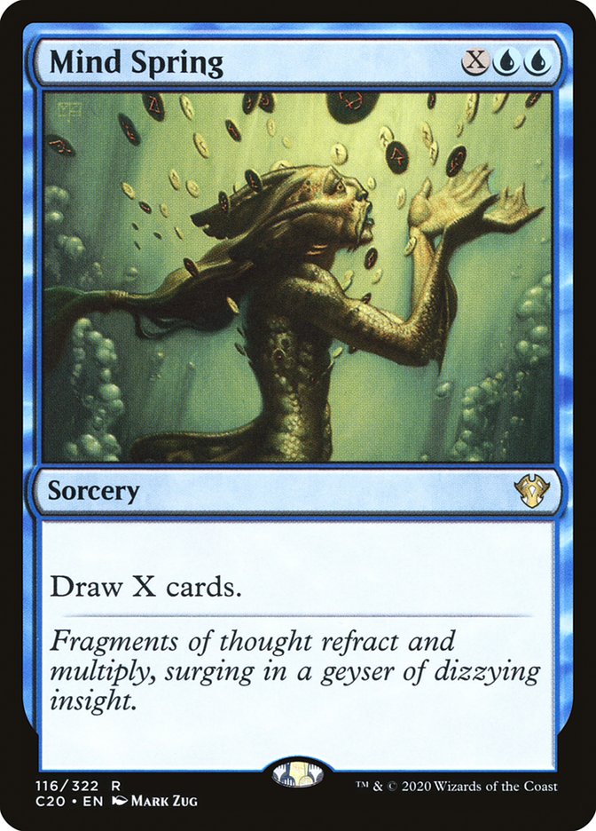 Mind Spring [Commander 2020] Magic: The Gathering