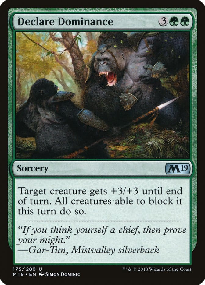 Declare Dominance [Core Set 2019] Magic: The Gathering
