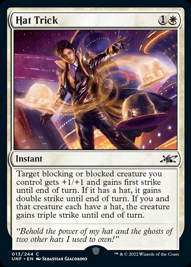 Hat Trick [Unfinity] Magic: The Gathering