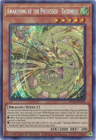 Awakening of the Possessed - Rasenryu [DLCS-EN144] Secret Rare - Yugioh Cards For Your TCG Needs!