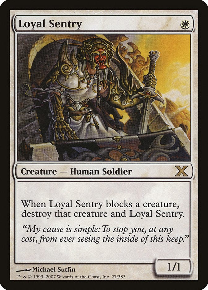 Loyal Sentry [Tenth Edition] Magic: The Gathering