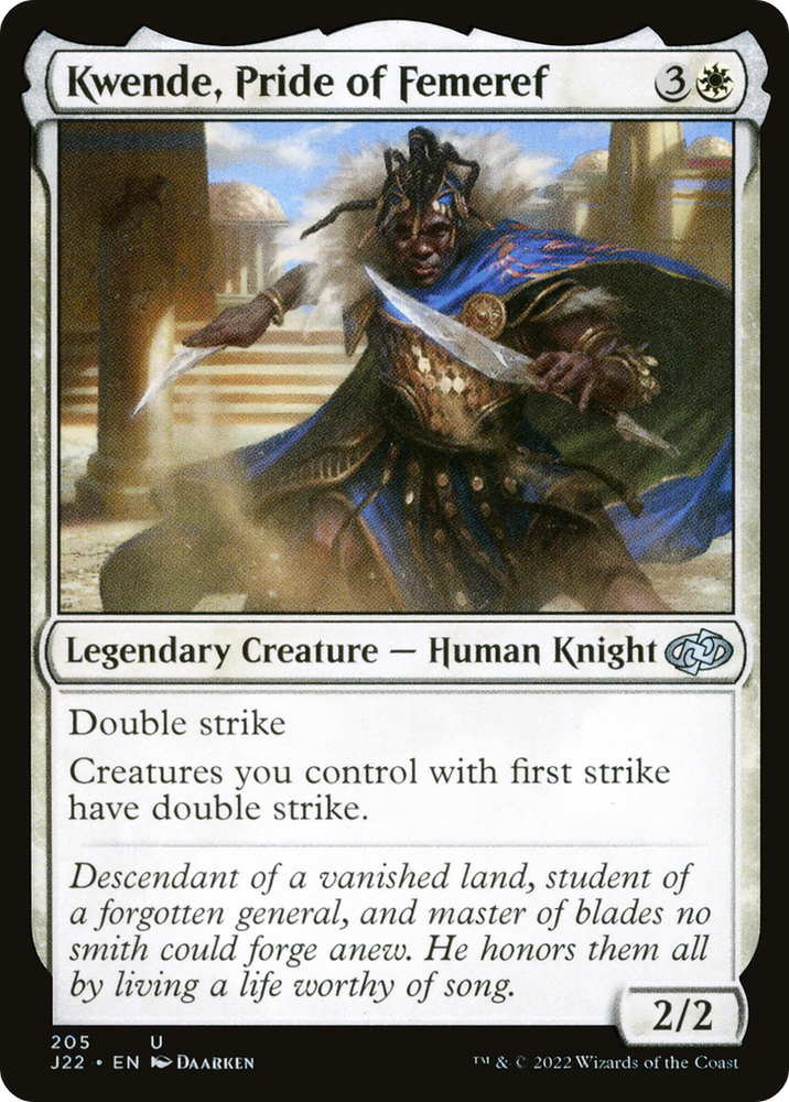 Kwende, Pride of Femeref [Jumpstart 2022] Magic: The Gathering