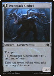 Vildin-Pack Outcast // Dronepack Kindred [Eldritch Moon] Magic: The Gathering