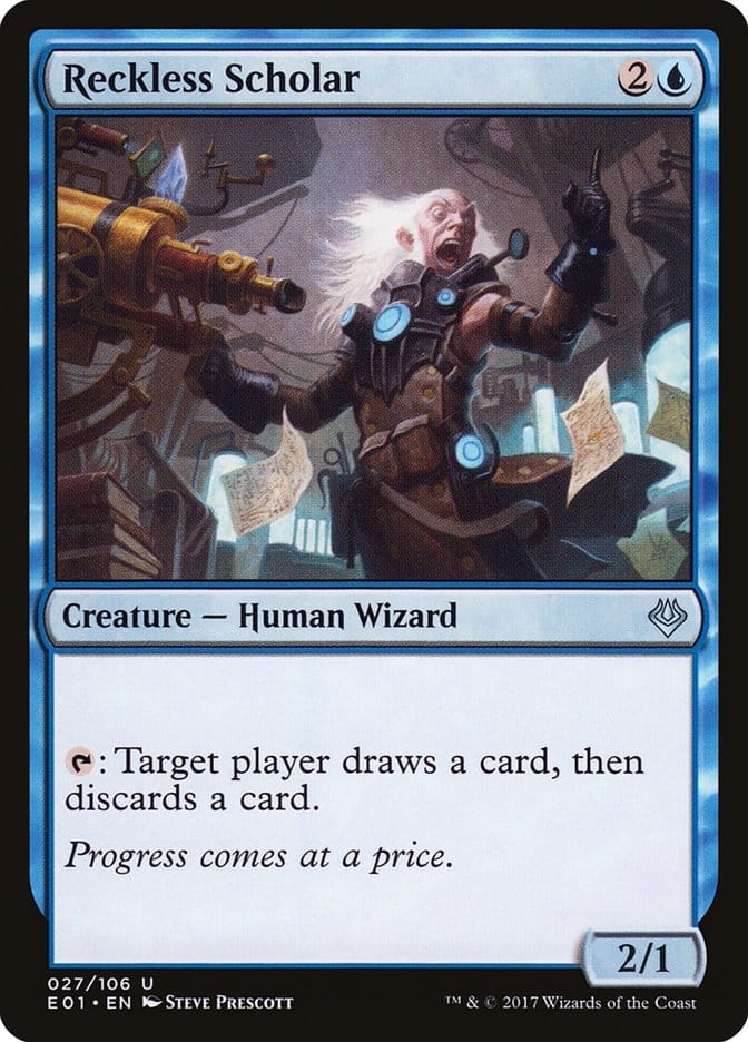 Reckless Scholar [Archenemy: Nicol Bolas] Magic: The Gathering