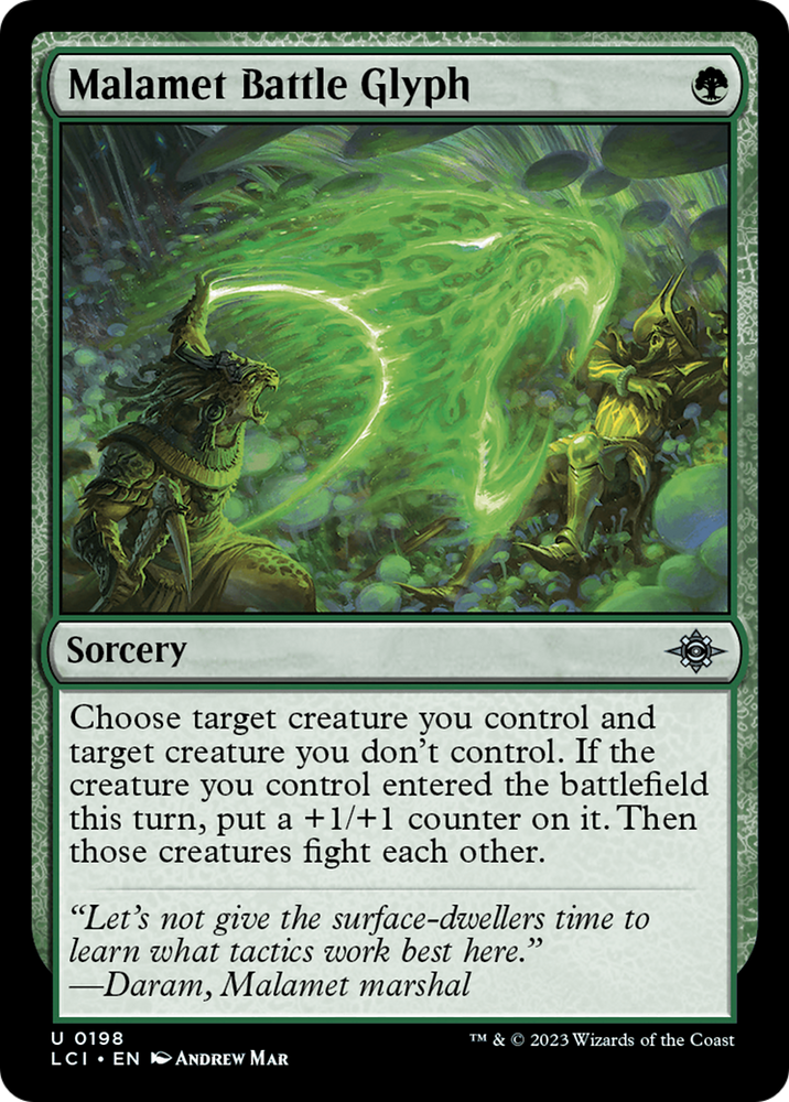 Malamet Battle Glyph [The Lost Caverns of Ixalan] Magic: The Gathering