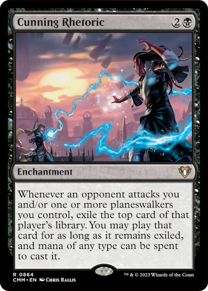 Cunning Rhetoric [Commander Masters] Magic: The Gathering