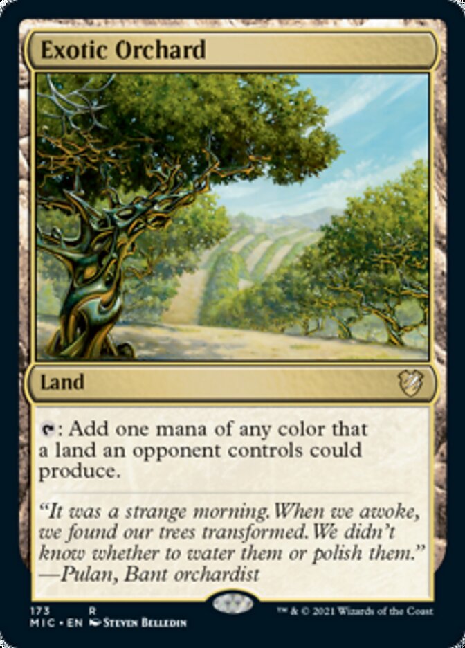 Exotic Orchard [Innistrad: Midnight Hunt Commander] Magic: The Gathering