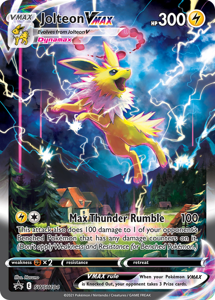 Jolteon VMAX (SWSH184) (Jumbo Card) [Sword & Shield: Black Star Promos] Pokémon