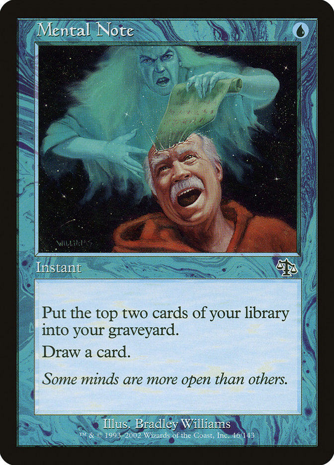 Mental Note [Judgment] Magic: The Gathering