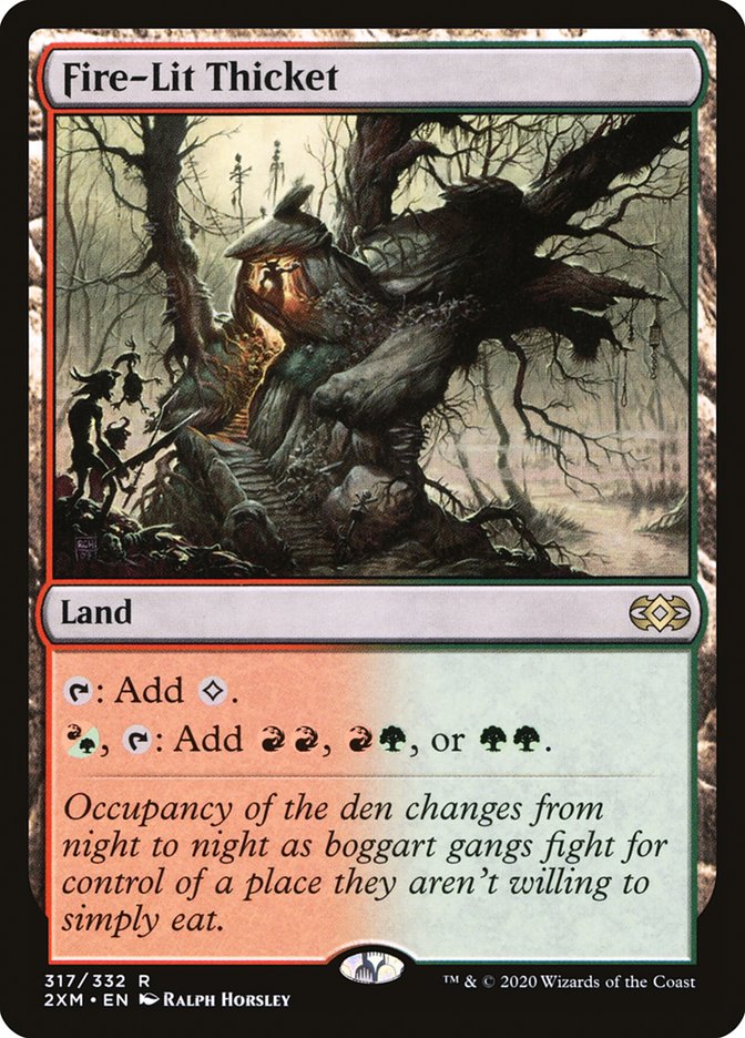 Fire-Lit Thicket [Double Masters] Magic: The Gathering