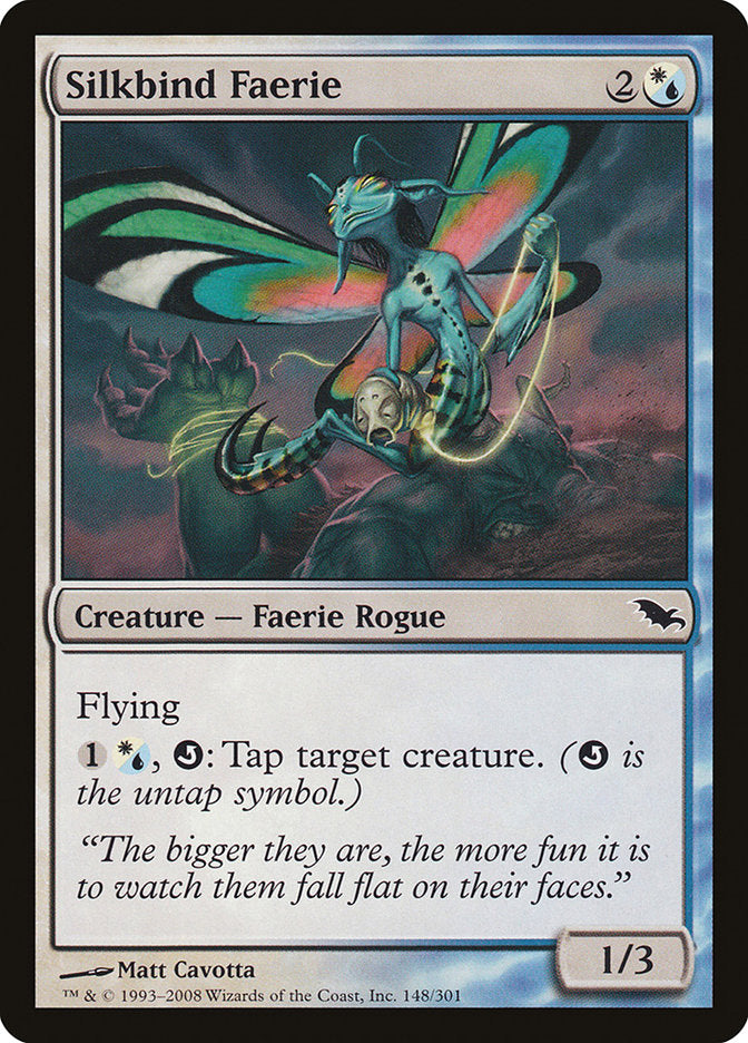 Silkbind Faerie [Shadowmoor] Magic: The Gathering