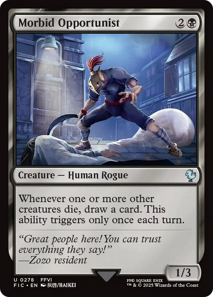 Morbid Opportunist [FINAL FANTASY Commander] Magic: The Gathering