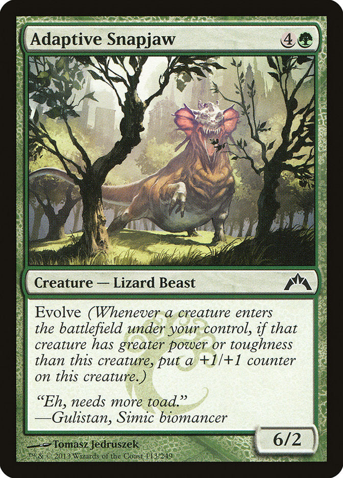 Adaptive Snapjaw [Gatecrash] Magic: The Gathering