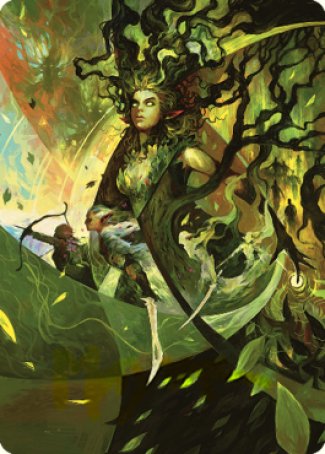 Titania's Command Art Card [The Brothers' War Art Series] Magic: The Gathering