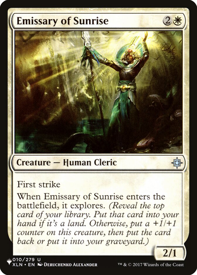 Emissary of Sunrise [The List] Magic: The Gathering