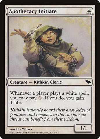 Apothecary Initiate [Shadowmoor] Magic: The Gathering
