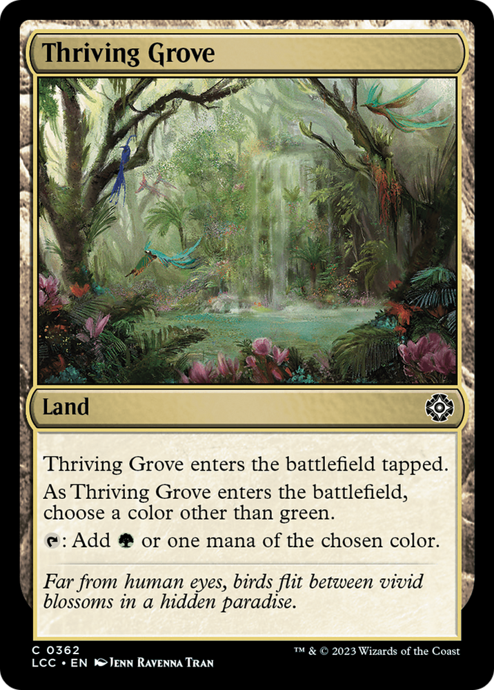 Thriving Grove [The Lost Caverns of Ixalan Commander] Magic: The Gathering