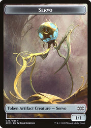Cat // Servo Double-Sided Token [Double Masters Tokens] Magic: The Gathering