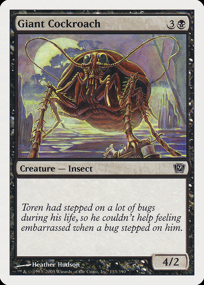 Giant Cockroach [Ninth Edition] Magic: The Gathering