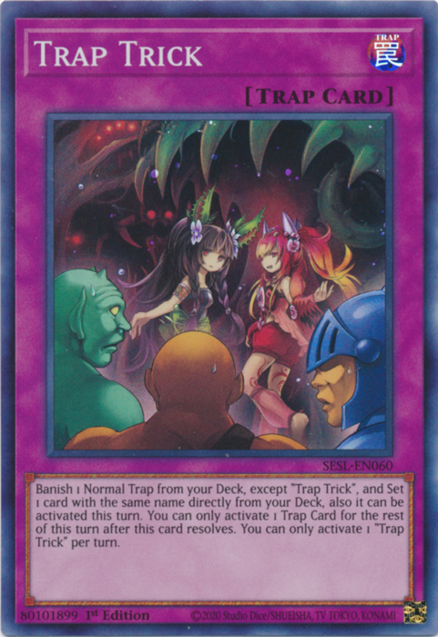 Trap Trick [SESL-EN060] Super Rare - Yugioh Cards For Your TCG Needs!