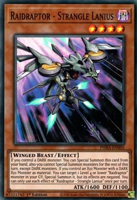 Raidraptor - Strangle Lanius [PHRA-EN005] Super Rare Yu-Gi-Oh!