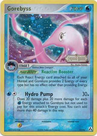 Gorebyss (17/92) (Stamped) [EX: Legend Maker] Pokémon