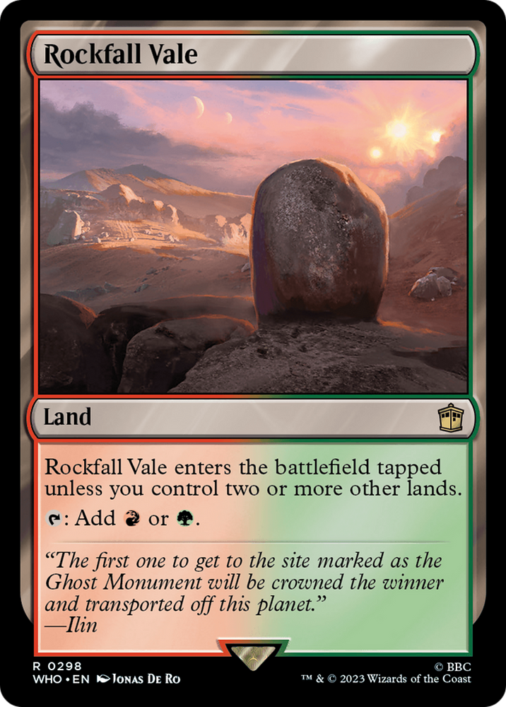 Rockfall Vale [Doctor Who] Magic: The Gathering