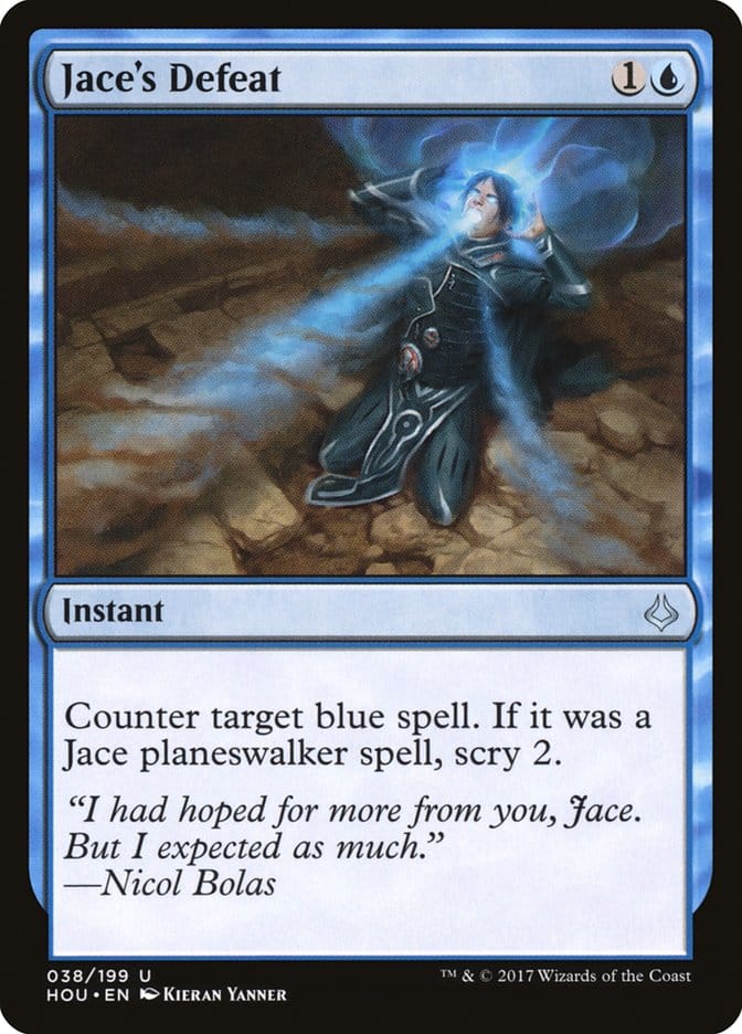 Jace's Defeat [Hour of Devastation] Magic: The Gathering