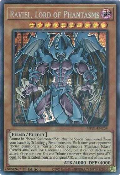 Raviel, Lord of Phantasms [MP21-EN254] Prismatic Secret Rare - Yugioh Cards For Your TCG Needs!