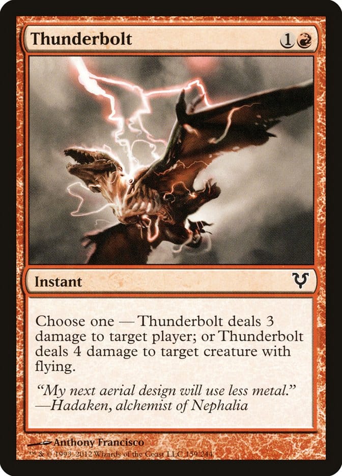 Thunderbolt [Avacyn Restored] Magic: The Gathering