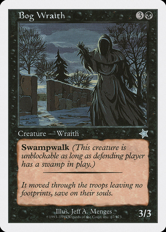 Bog Wraith [Starter 1999] Magic: The Gathering