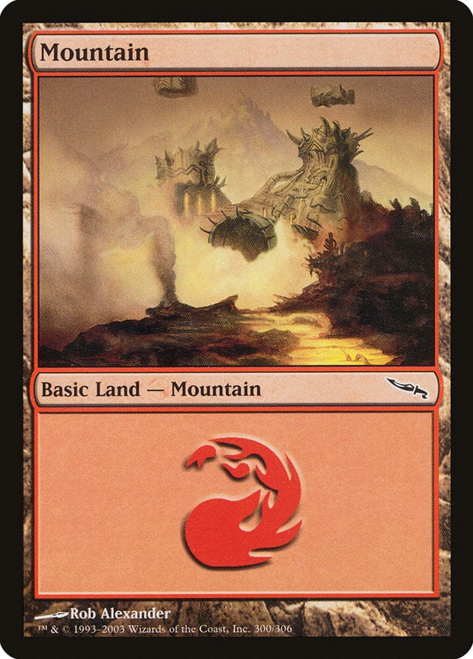 Mountain (300) [Mirrodin] Magic: The Gathering