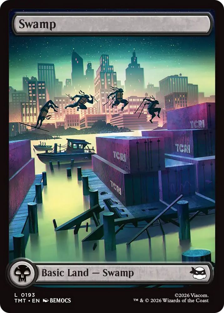 Swamp (0193) [Teenage Mutant Ninja Turtles] Magic: The Gathering
