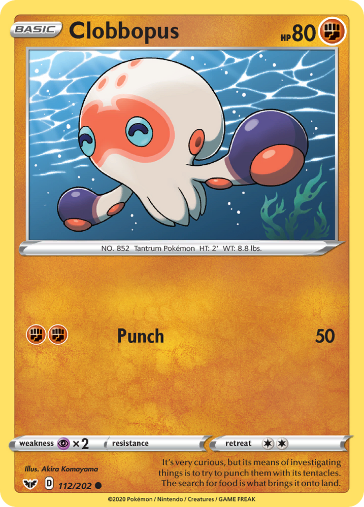 Clobbopus (112/202) [Sword & Shield: Base Set] Pokémon