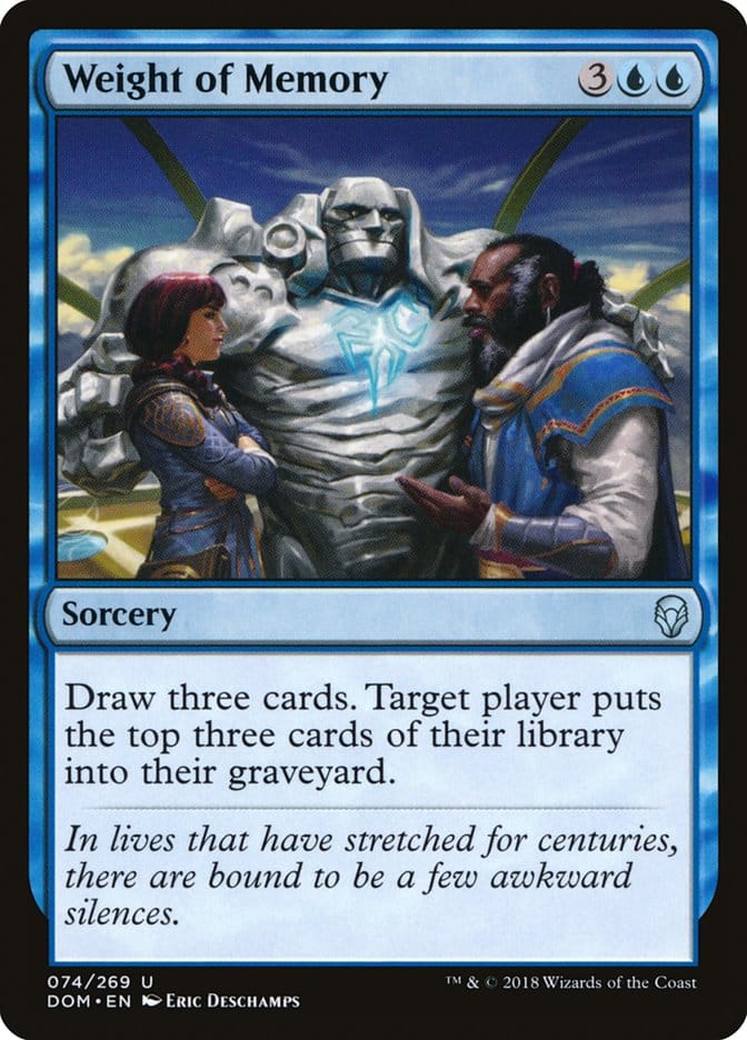 Weight of Memory [Dominaria] Magic: The Gathering