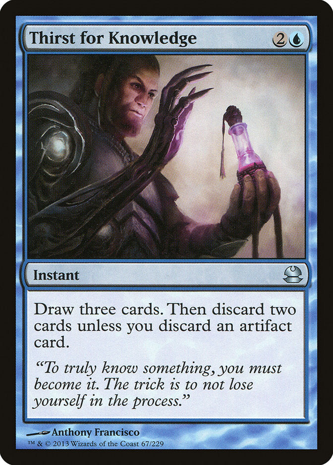 Thirst for Knowledge [Modern Masters] Magic: The Gathering