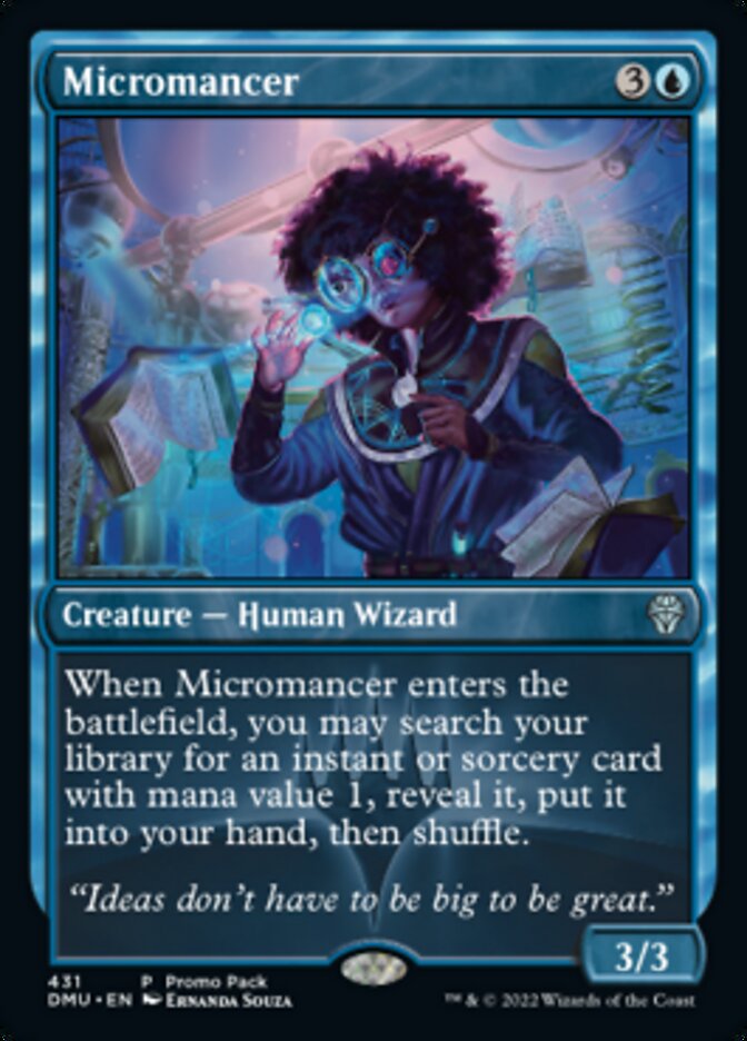 Micromancer (Promo Pack) [Dominaria United Promos] Magic: The Gathering